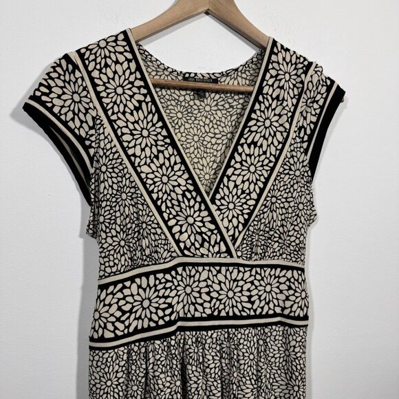 Vintage Jodi Kristopher Women's Flower Empire Waist Tie Dress Size Large - Picture 2 of 7